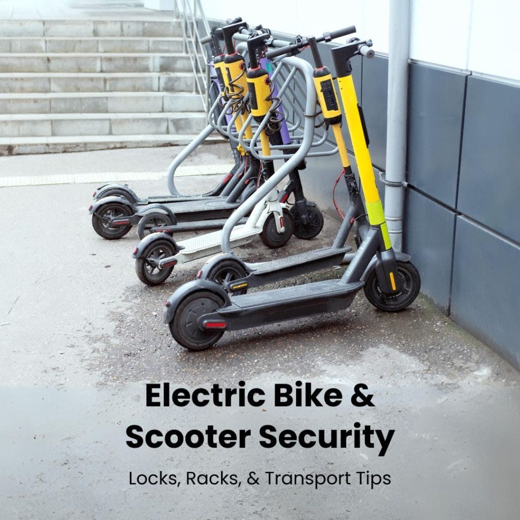 Mastering Electric Bike and Scooter Security Locks