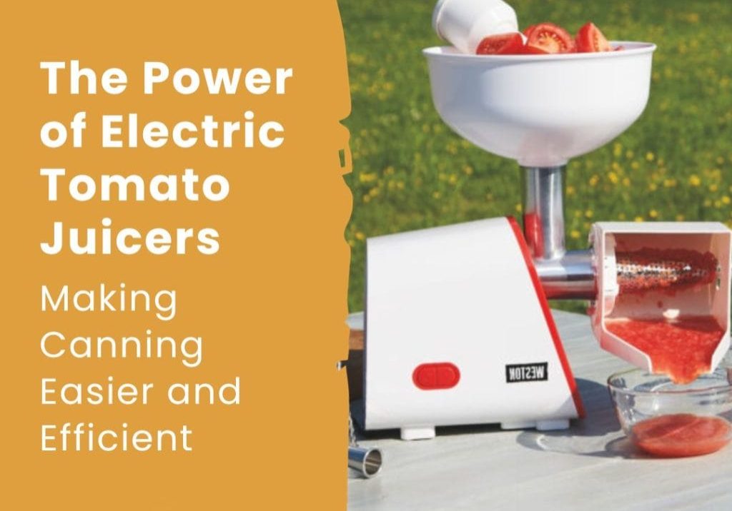 Power of Electric Tomato Juicers